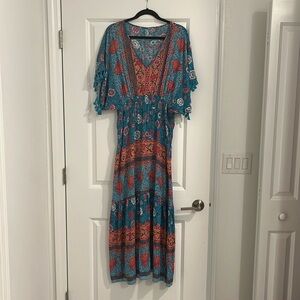 SHEIN curve floral dress